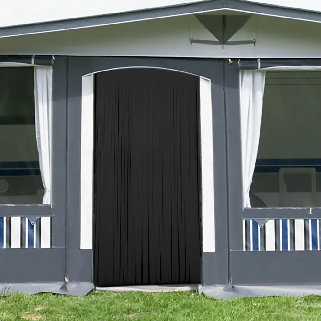 Flauschvorhang Tür-Vorhang Insektenschutz Camping Wohnwagen